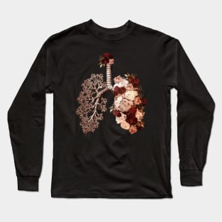 Lung Anatomy / Cancer Awareness 22 Long Sleeve T-Shirt